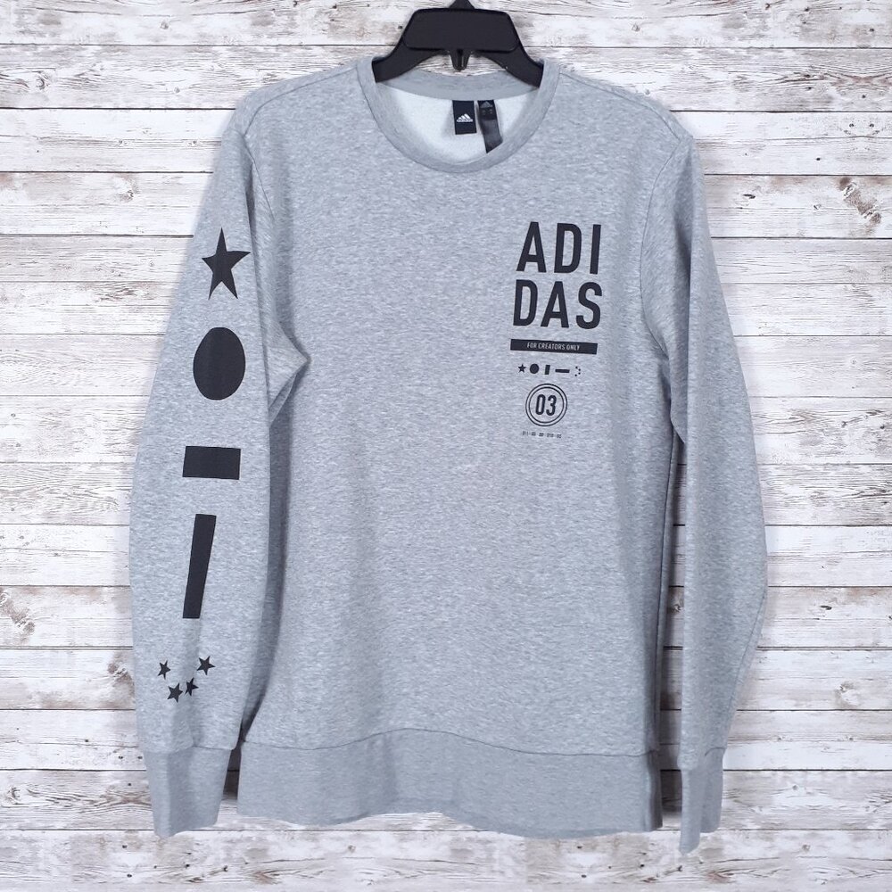 Adidas Pullover Sweatshirt M For Creators Only Gray 122